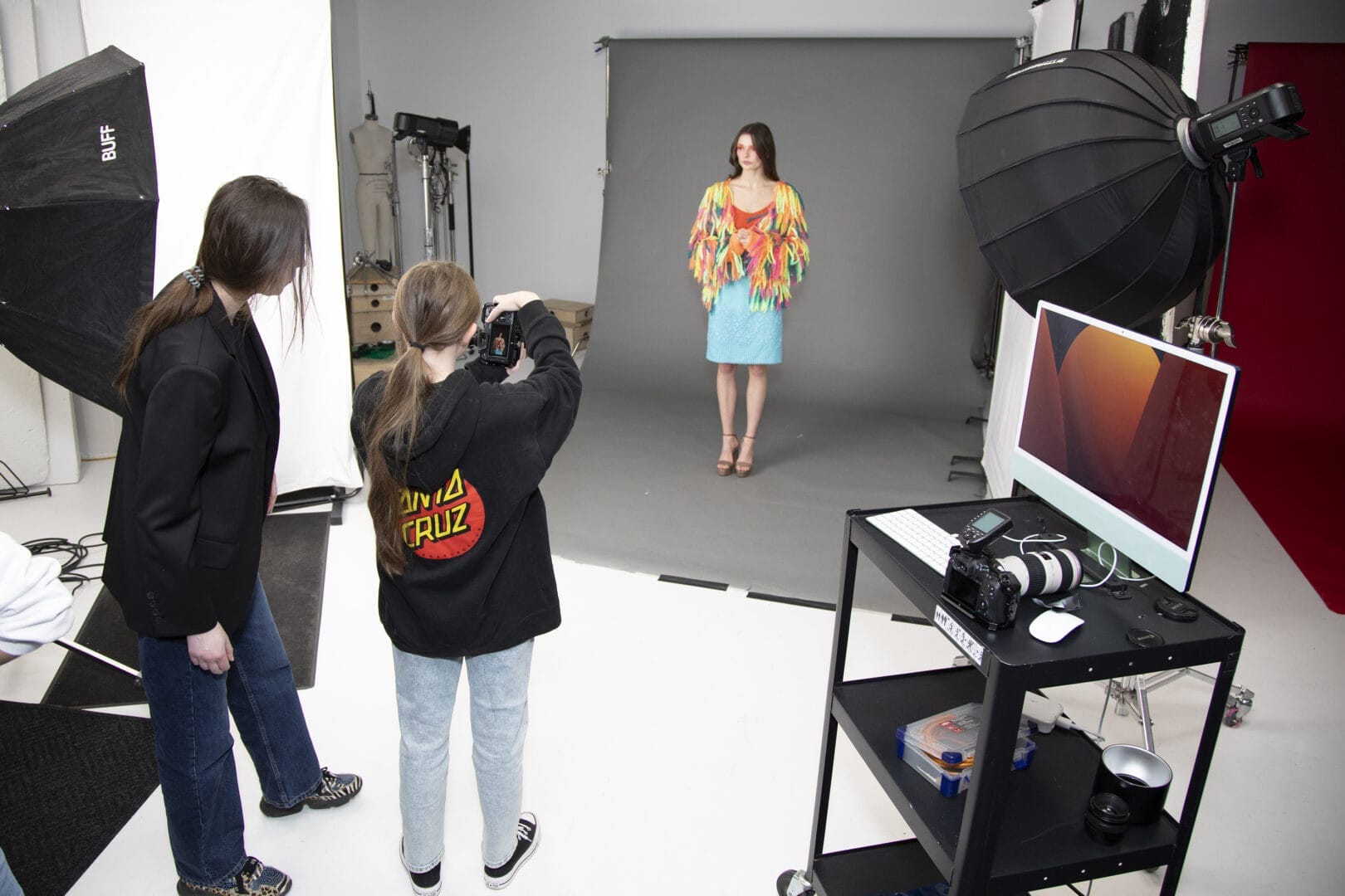 College for Arts and Technology students filming on location around Kelowna.  