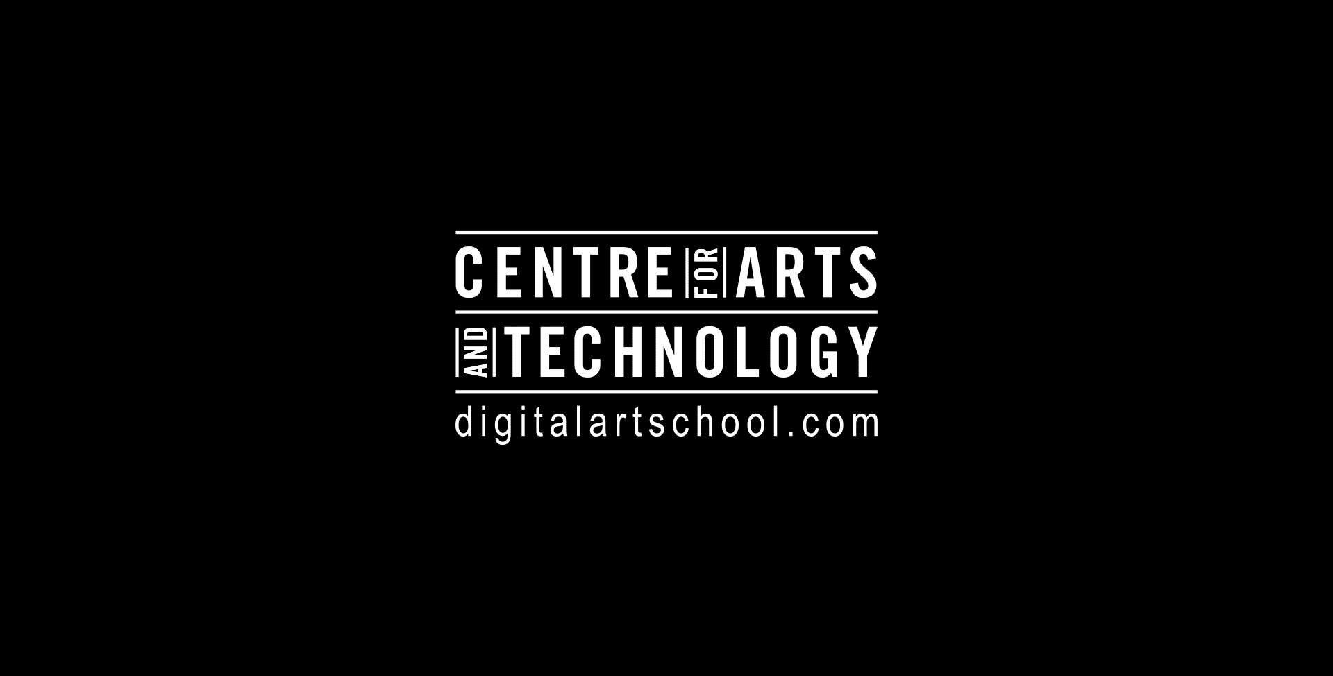 A black background with the words College for Arts and technology.
