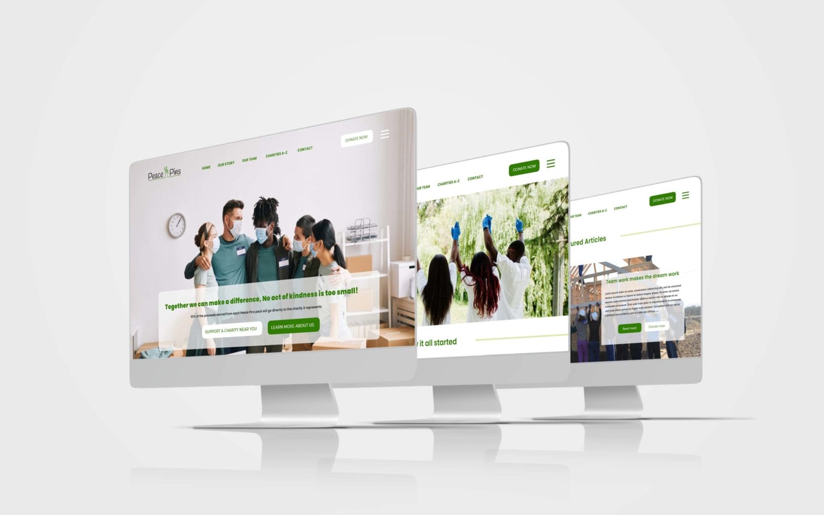 GEN-Image-11-scaled-1.jpg Three monitors showing a website design for a cleaning company.