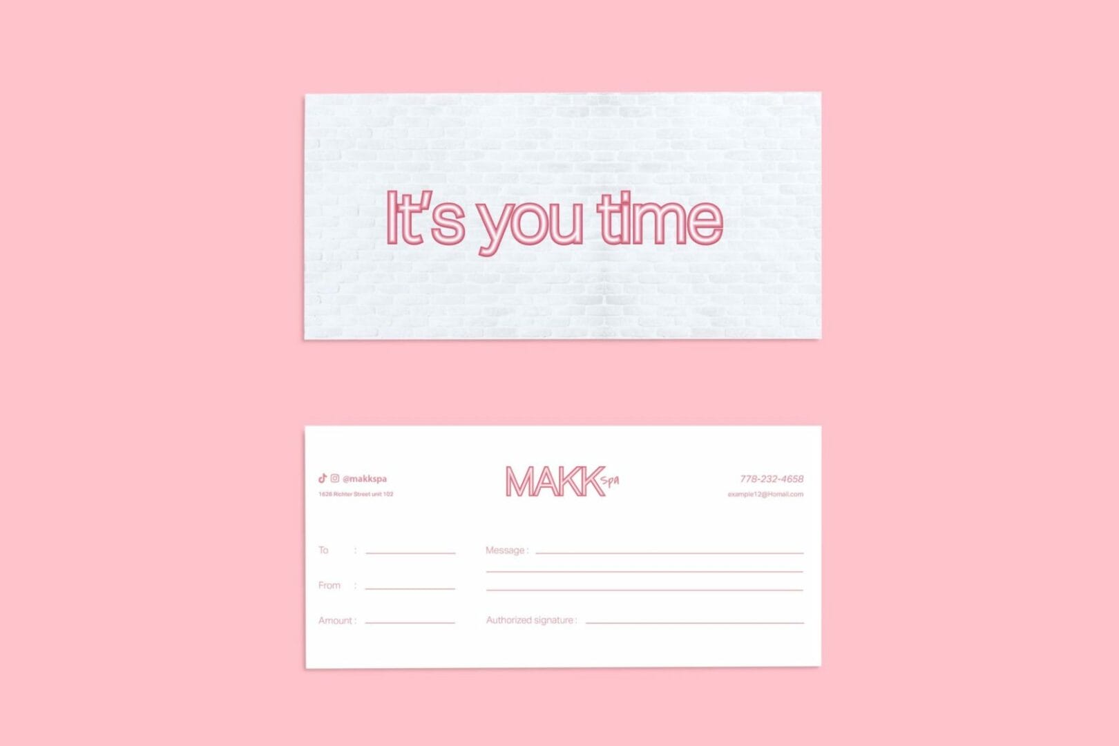 GEN-Image-9-scaled-1.jpg A business card with the words'it's you time'on it.
